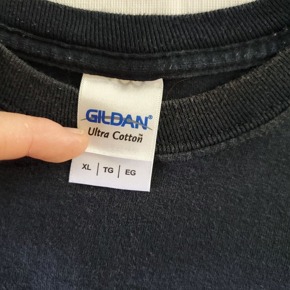 Gildan Men's Blue Pullover T-Shirt Postal Worker Graphic Long Sleeve Sz XL (C-4) - Picture 8 of 11